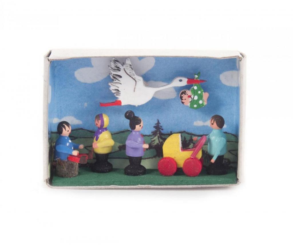 Matchbox Stork with children