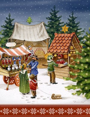 Napkins Christmas fair