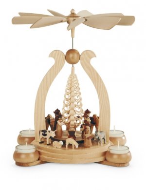 arched pyramid Holy Story for tea lights