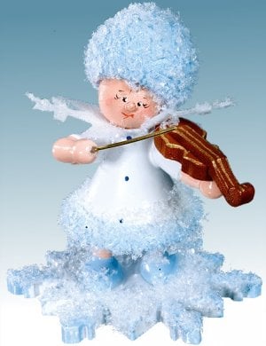 Snow Maiden with violin