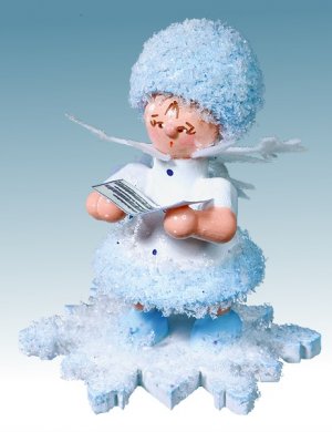 Snow Maiden with song book