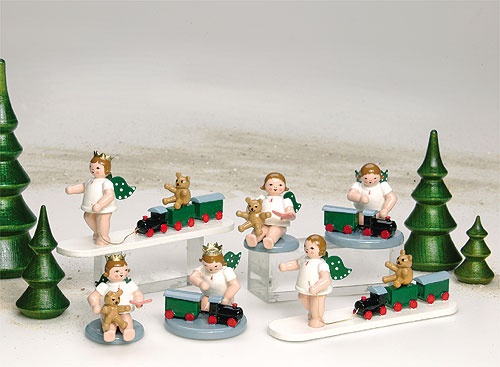 Toy angel 3-part, without crown