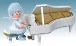 Snow Maiden with piano