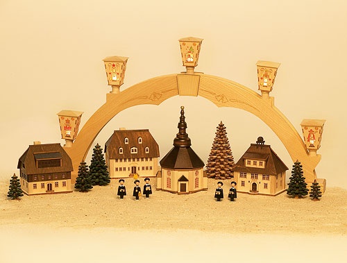 Mini carolers figures black 5 pcs.