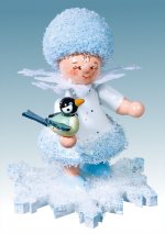 Snow Maiden with bird