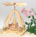 Pyramid gift angel, natural