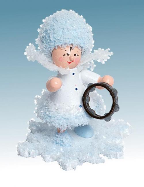 Snow Maiden with tamburin