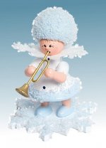 Snow Maiden with trumpet