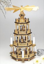 Weihnachtsgeschichte 3 Etagen, elektr Weihnachtsgeschichte 3 Etagen, elektr.