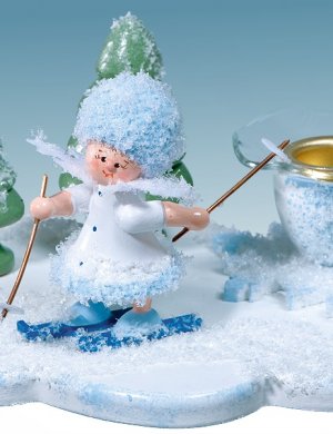candlestick Snow Maiden skiing 