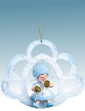 christmas tree decoration snowflake with cymbal