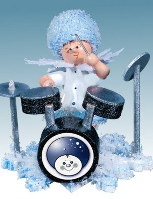 Snow Maiden with drums