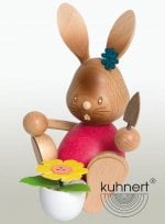 Easter Bunny Stupsi, gardener