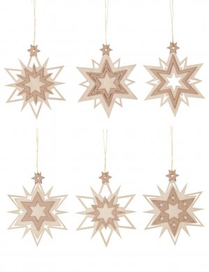 Tree hanging snow crystal