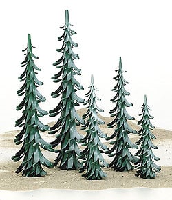 Spiralbaum grün-weiß / 50 cm