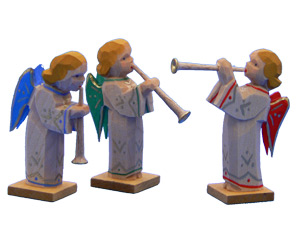 Angel trio with flute