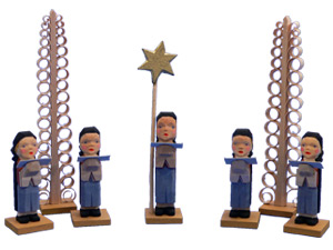 carolers, 7pcs