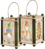 Erzgebirgische Lantern Angel and Miner
