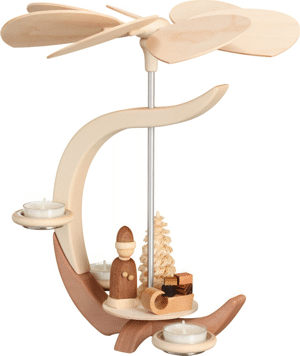 Tealight Pyramid Christmas motive
