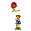 Flower Child Girl with Poppy