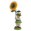 Flower Child Girl with Sunflower