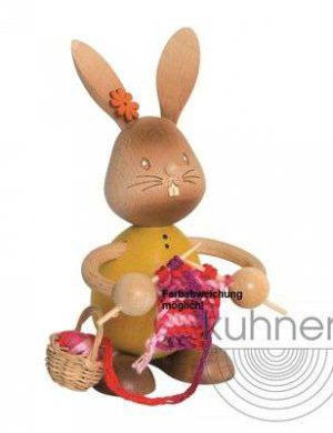 Easter Bunny Stupsi with Knitting