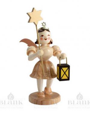 Blank Short Skirt Angel with Lantern and Star