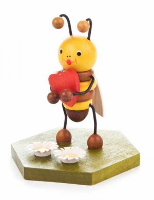 Collectible Figure Bee with Heart