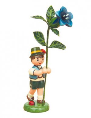 Flower Child Boy with Gentian