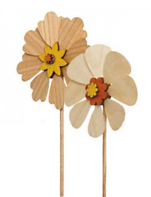 Craft Kit Pinwheel natural, set (2pcs)