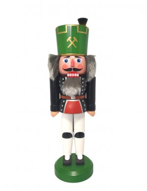 Nutcracker miner with green hat, medium