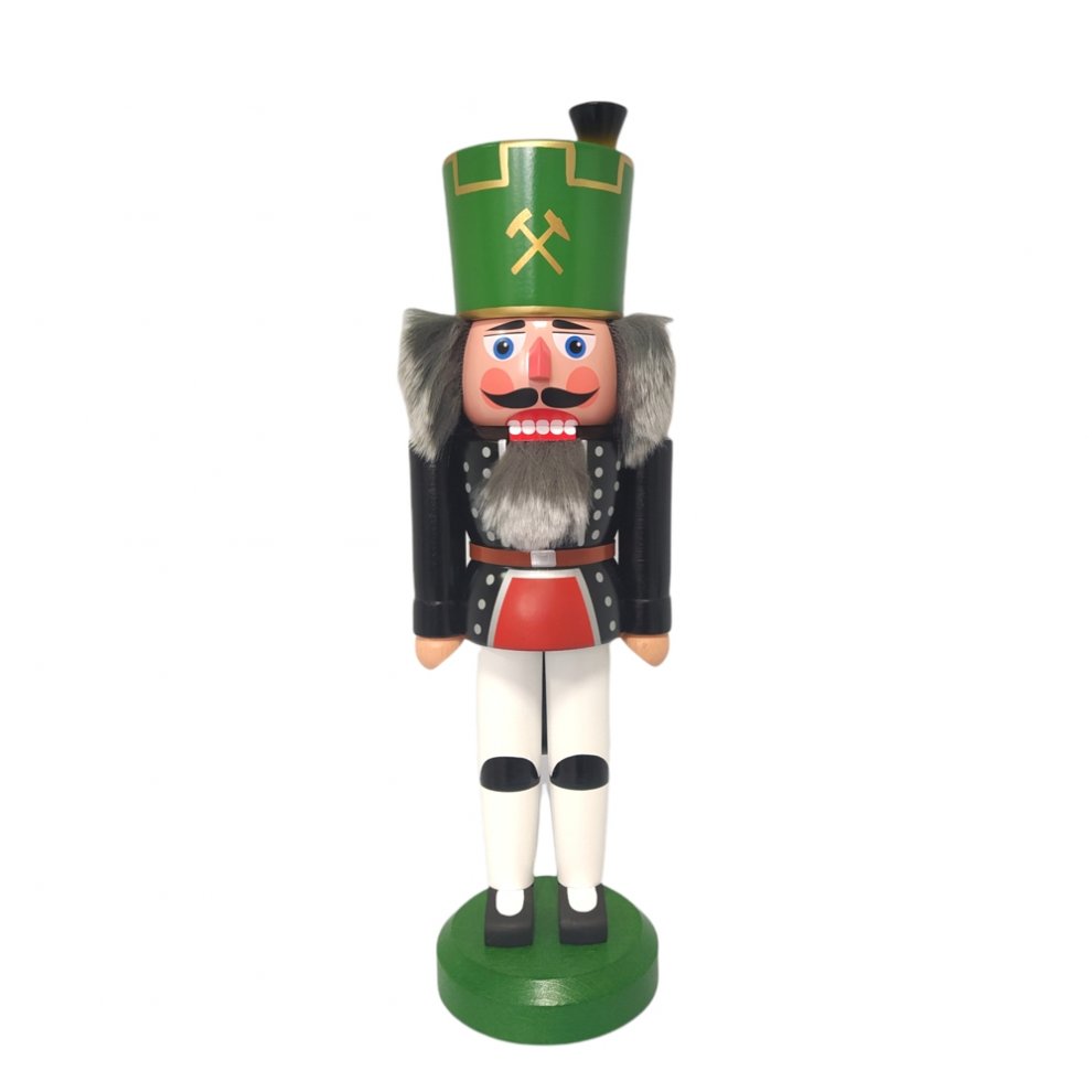 Nutcracker miner with green hat, medium