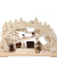 3D Light Arch Wintry Village, small