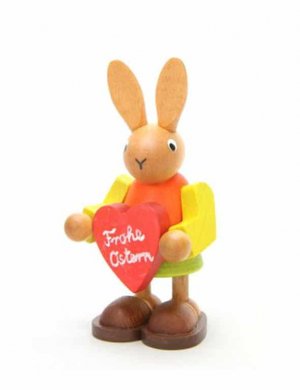 Figure Easter Rabbit with Heart
