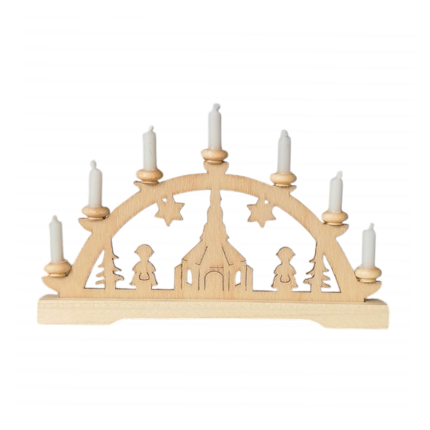 Mini-Schwibbogen Seiffener Kirche