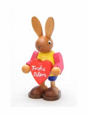 Figure Easter Rabbit with Heart