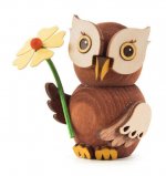Wooden Figure Mini-Owl Well-Wisher