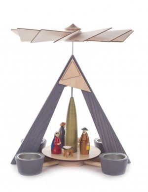 Tealight Pyramid Jesus Birth