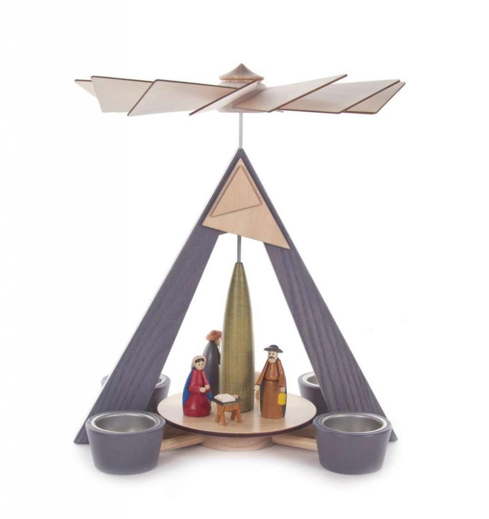 Tealight Pyramid Jesus Birth