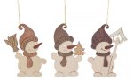 Tree Decoration Snowman, Set 6pcs