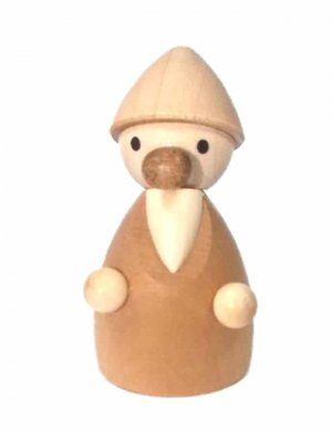 Miniature gnome with face