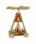 Easter bunny tealight pyramid