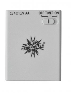 Herrnhuter Batteriehalter Zur Beleuchtung von 1 Stern (A1e,A1b,I1) mit Timer NEUE Version 2021
