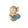 Tree hanging Owl child with present