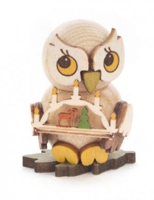 Owl child with candle arch