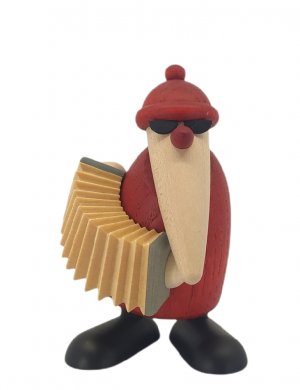 Santa Claus with accordion