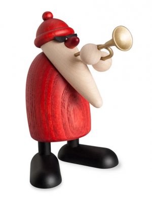 Santa with trumpet