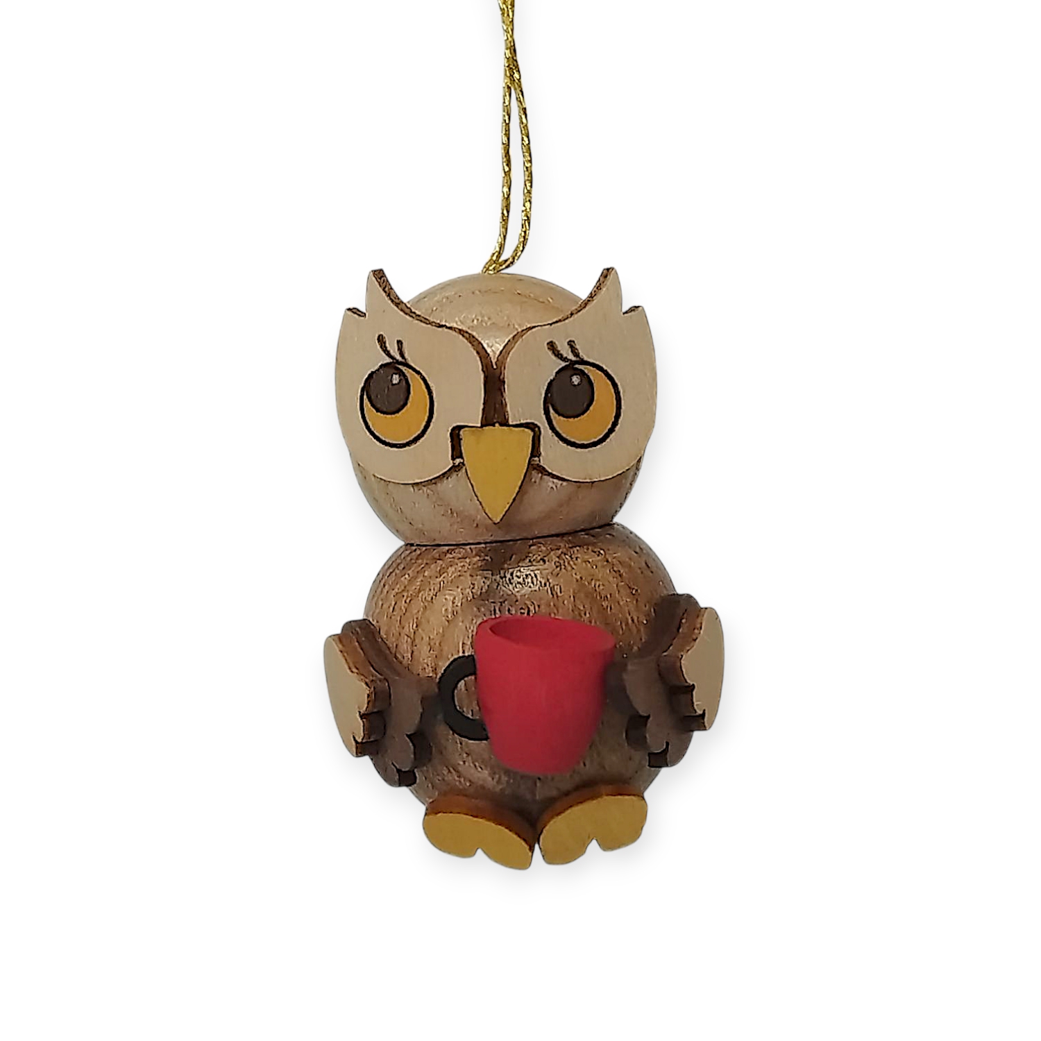 Behang Eulenkind mit Tasse