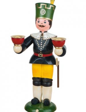 Miner with candle holder