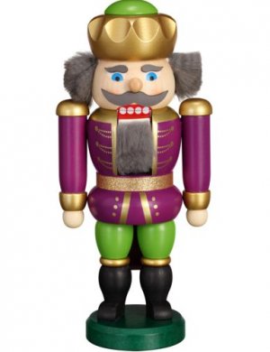 Nutcracker King purple-green, 20cm